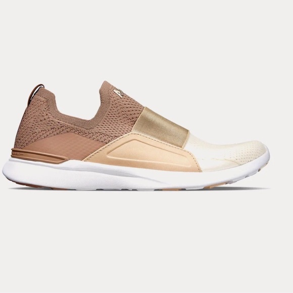 APL Shoes - APL Athletic Propulsion Labs Techloom Bliss Slip on Sneaker in Almond size 11
